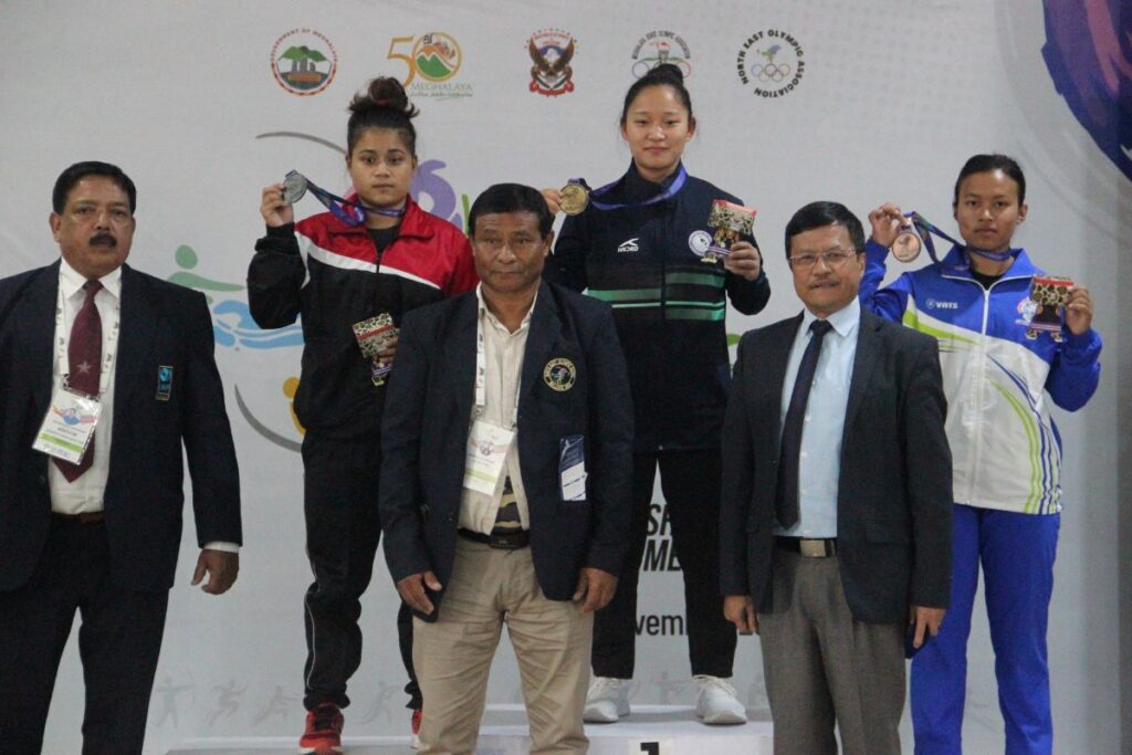 Ki thei nongjop ba ioh takma hapoh 59 kilo (U-59 kg Weightlifting)