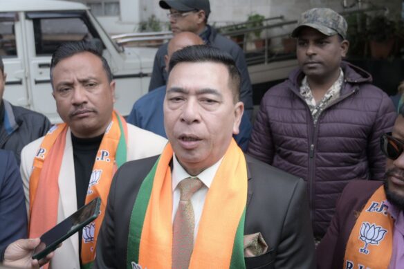 U MLA barim ka Mawsynram ba dei ruh u kyrtong ka BJP, u Bah Himalaya M. Shangpliang