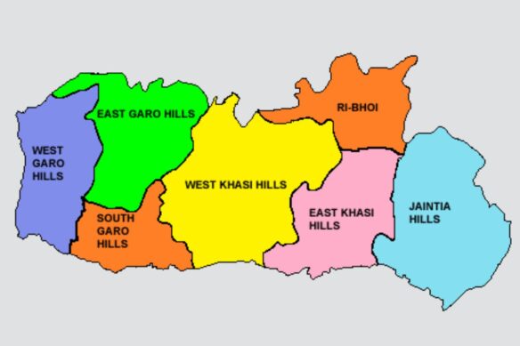 Ka map jong ka jylla Meghalaya