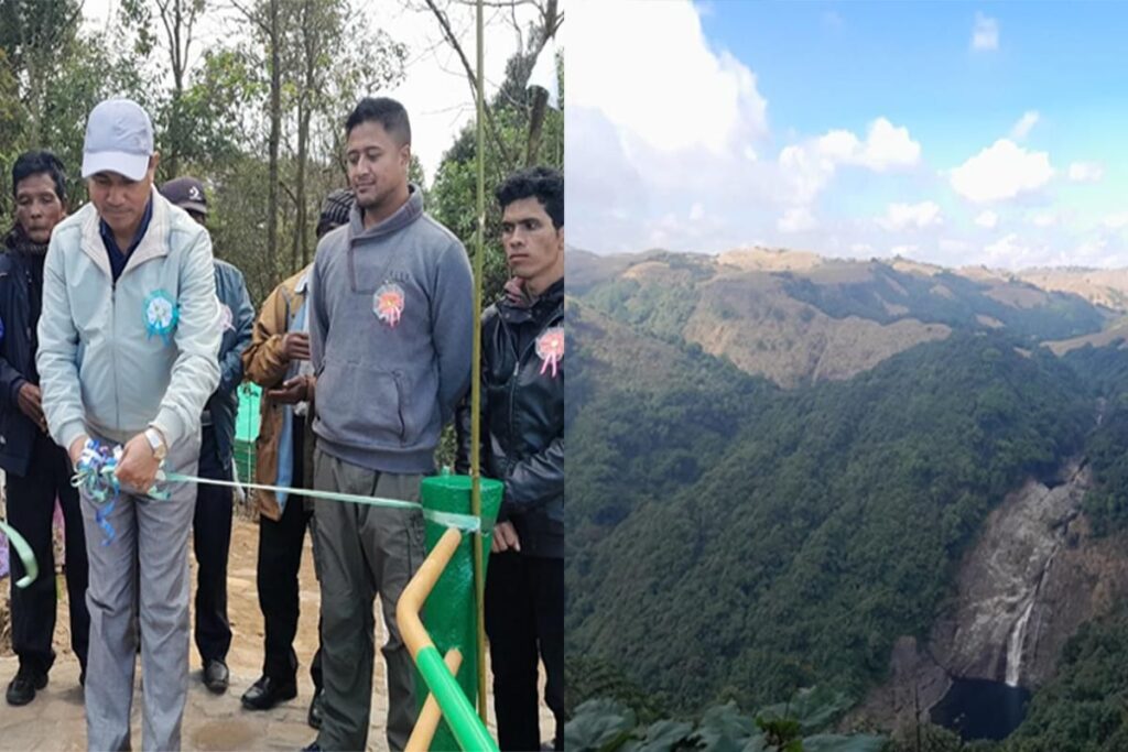 Ka Unar Viewpoint kaba don ha shnong Mawrap South West Khasi Hills District.